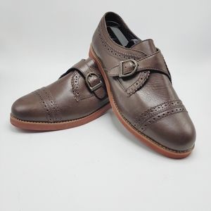 G.H. Bass Co Womens Leather Monk Strap Shoes 11 M
